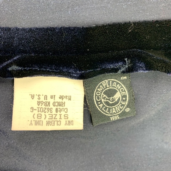 Laundry by Shelli Segal Blue Velvet Dress Bodycon - Picture 7 of 8